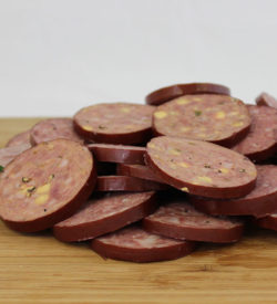 sliced summer sausage